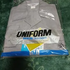MKM グレー ワークシャツ Mサイズ ノーフォーク付き