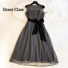 ♡グレースクラスgrace class ビーズembドレス シアー 36 - メルカリ