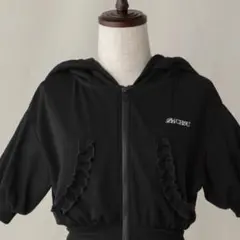 PriCHOU ブラック パーカー