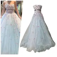 希少✨大人気✨キヨコハタ カラードレス 5〜9号　披露宴 ティファニーブルー