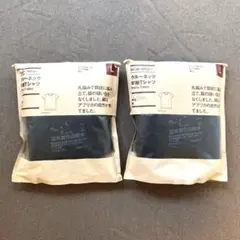 【新品・未開封品】 無印良品 クルーネック 半袖Tシャツ Lサイズ ブラック