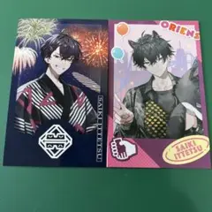にじさんじ Oriens チェキ風カード 佐伯イッテツ 花火大会 おでかけ