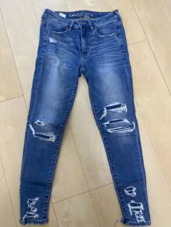 アメリカン・イーグル ダメージジーンズ デニム スキニー レディース