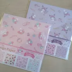 折り紙 デザインペーパー クロミ マイメロ サンリオ