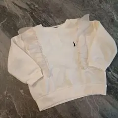 EAST BOY フリル付きトレーナー 110裏起毛