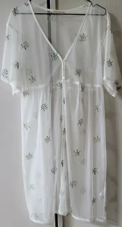 continuer de NICE CLAUP 花柄カーディガン