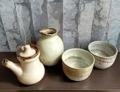 【未使用】そば猪口 そば徳利 そば湯入れのサムネイル