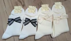 tutuanna リボンソックス4組セット 22〜25cm