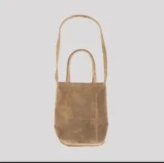 再掲！DECi ブラウン スエード ショルダーバッグ