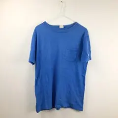Champion ポケット付き 半袖Tシャツ ブルーのサムネイル
