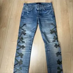 正規品 Amiri mx1 bandana 28 スキニーデニム - メルカリ