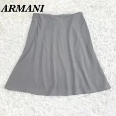 【美品】 ARMANI COLLEZIONI ひざ丈スカート 44 グレーのサムネイル