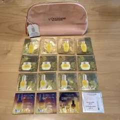L'Occitane スキンケアサンプル 16包 &ノベルティポーチ