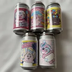 おぱんちゅうさぎラベル缶　ステッカー&アクリルキーホルダーセット※缶は付きません