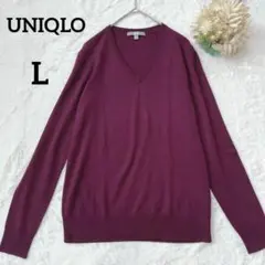 ユニクロ　エクストラファインメリノリラックスフィット ウール　L
