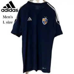 adidas アディダス 半袖 Tシャツ メンズ L ネイビー