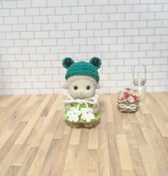 ハンドメイド　５センチドール　カエル