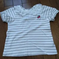 mezzo piano ストライプ Tシャツ 110
