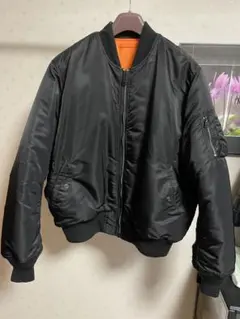 ALPHA アルファ ジャケット MA-1 タイト 20004 ブラック 3L