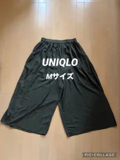 UNIQLO ガウチョパンツ カーキ Mサイズ