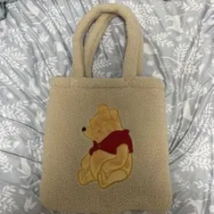 【最終値下げ】くまのプーさん刺繍トートバッグ