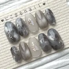 メルカリ便 ネイルチップ 現品 ニュアンス マグネットネイル ミラーNO.207