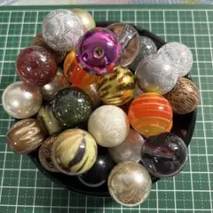 ビーズセット 多色 模様入り