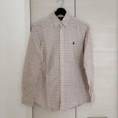 Ralph Lauren チェック柄 ボタンダウンシャツ XS