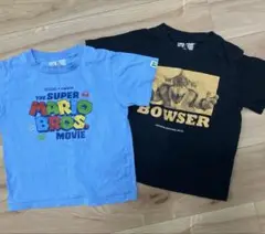 ユニクロ　マリオTシャツ２枚組　120