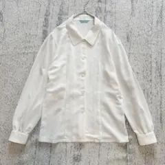 セロリー　SELERY　事務服　ブラウス　制服　シャツ　長袖　９号　無地のサムネイル