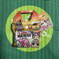 日焼けキティ　クロミ　ハワイ　エコバッグ