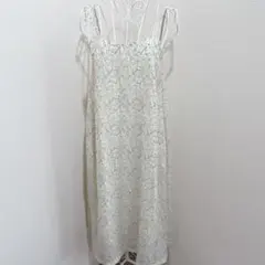 【KBF】花柄 キャミソールワンピース ロングワンピース サイズone