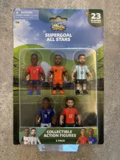 【日本入手困難】スーパーゴールアクションフィギュア 5体セット メッシ入り