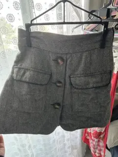 ヘリンボーン柄ショートパンツ