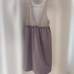 branch et pot ノースリーブワンピース MEDIUM グレー