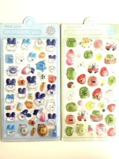 2枚❣️たまごっち　ボンボンドロップシール　風