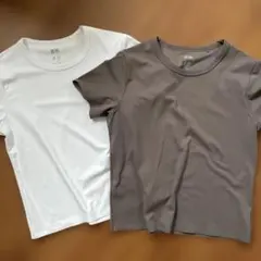 UNIQLO エアリズム 半袖Tシャツ 2枚セット Mサイズ