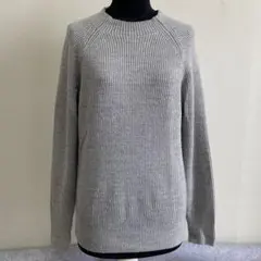 ユニクロ 長袖ニット グレー系 Mのサムネイル
