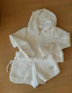 ジェラートピケ　モコモコ上下セット　ルームウェア