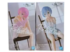 【未開封】Re:ゼロ Relax Time フィギュア ラム・レム 2体セット