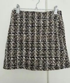 チェック柄ミニスカート