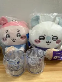 ちいかわ 一番くじ ぬいぐるみ モモンガ 小皿 グラス セット ちいかわ 一番くじ ぬいぐるみ モモンガ 小皿 グラス セット - メルカリ