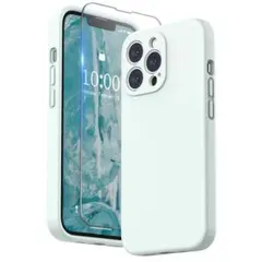 SURPHY iPhone13 Proケース シリコン, フィルム付き 6.1
