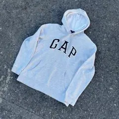 00s old GAP archive グレー パーカー y2k 短丈Sサイズ