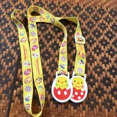 ディズニーランドイースターエッグミニーポップコーンケース　ストラップのみ
