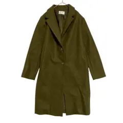 グラシア　チェスターコート　【美品】　カーキ　Lのサムネイル