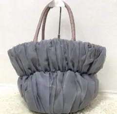 【LUDLOW】カゴバッグ グレー 中古・古着通販】LUDLOW (ラドロー) コードバッグ グレー｜ブランド