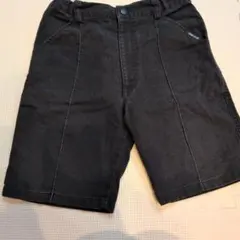 COMME CA ISM ブラックハーフパンツ 130cm