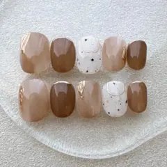 【NO.274】ベリーショート ニュアンスネイル シンプル ちゅるん 韓国