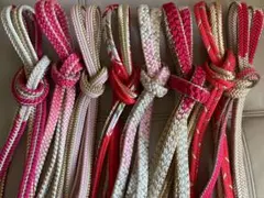 ゆ1865⭐️帯締め❤️まとめ売り❤️8点セット❤️着物❤️キラキラ❤️和装小物⭐️美品あり